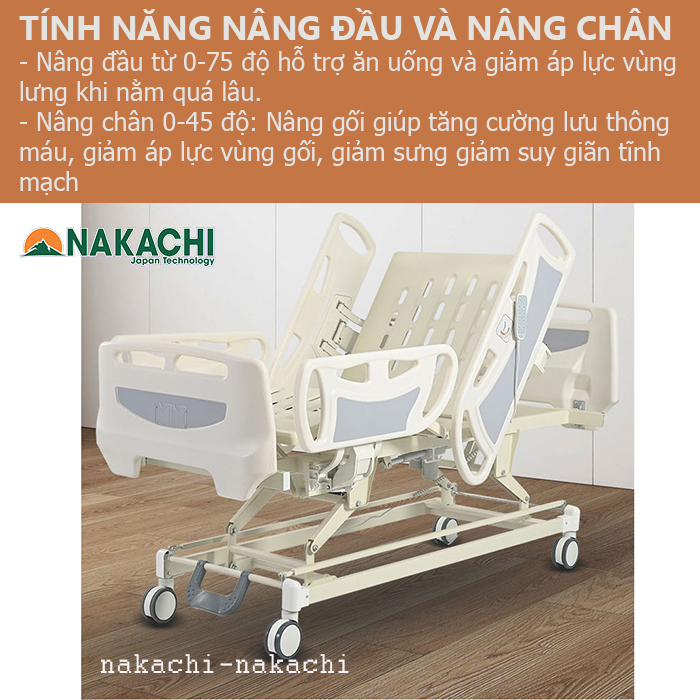 Tính năng nâng đầu và nâng chân 